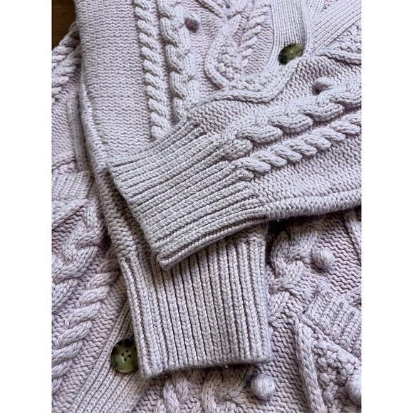 Wilfred Womens Chunky Alps Textured Cardigan Sweater Long Size M - Picture 8 of 9